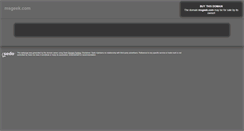 Desktop Screenshot of msgeek.com